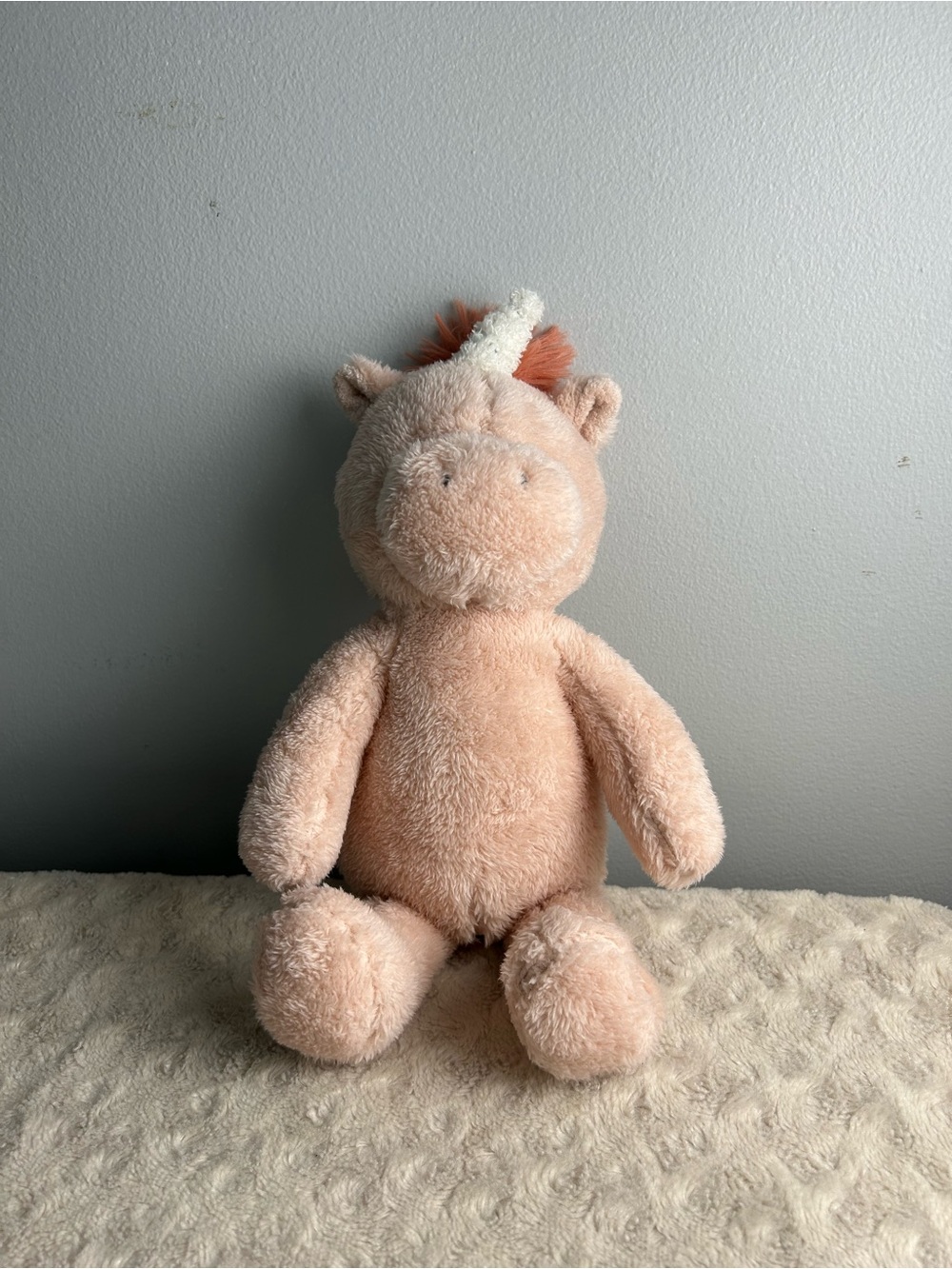 Cloud Island Pink Unicorn Plush Stuffed Animal Toy White Horn Lovey